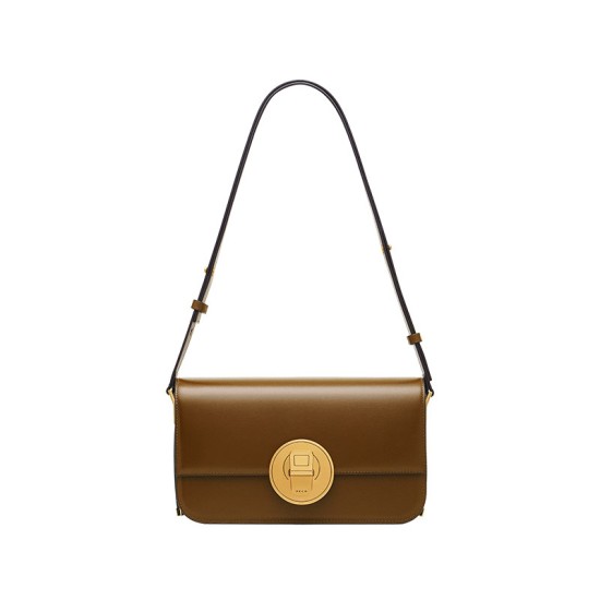 French stick bag, genuine leather shoulder bag - Memoo.com